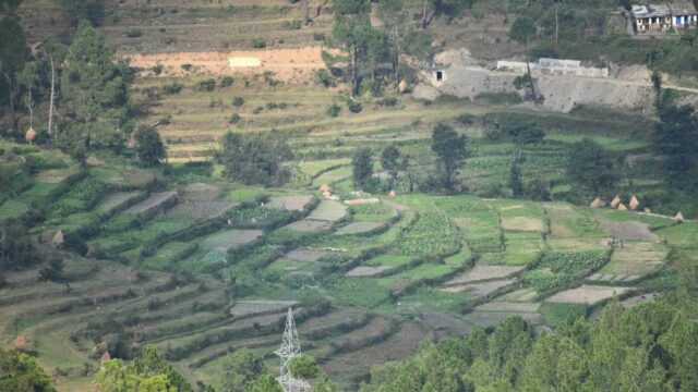 View from Green Garden HomeStay Papersaili